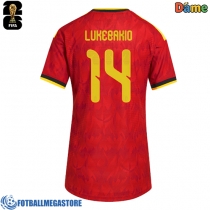Fotballdrakt Dame Belgia Dodi Lukebakio #14 Hjemmedrakt VM 2026 Kortermet